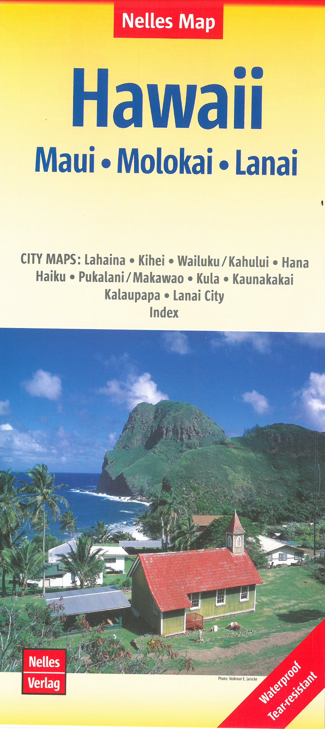 Wegenkaart - landkaart Hawaii Maui - - Molokai - Lanai | Nelles Verla