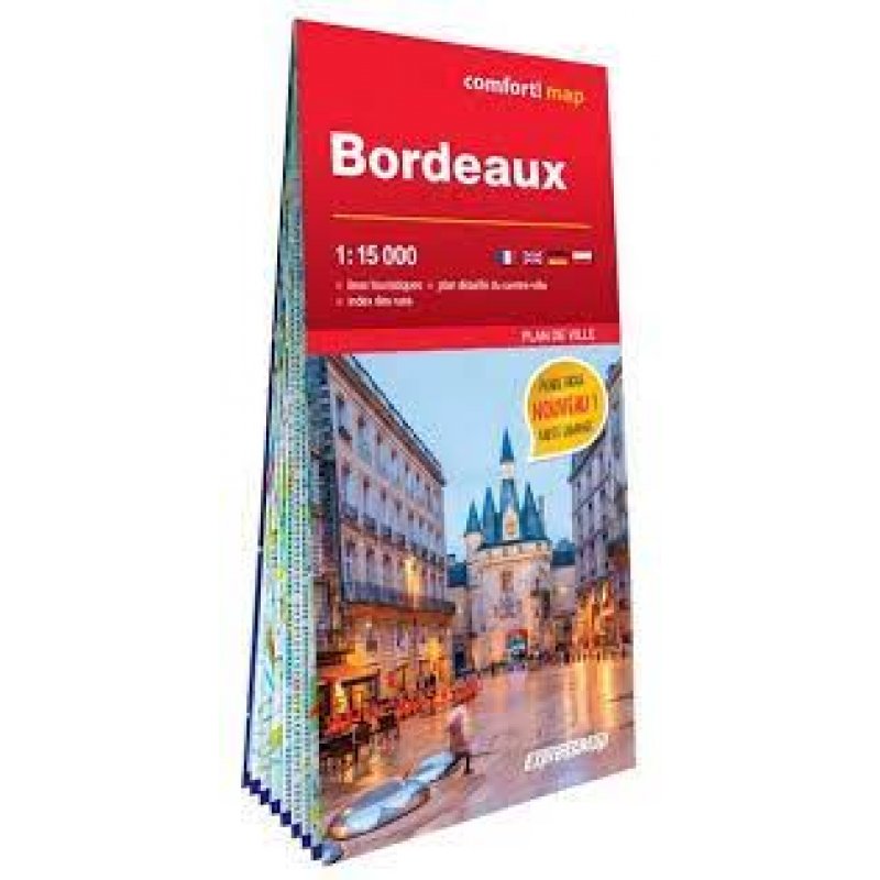 Online bestellen: Stadsplattegrond Comfortmap Bordeaux | ExpressMap
