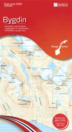 Online bestellen: Wandelkaart - Topografische kaart 10056 Norge Serien Besseggen - Bygdin | Nordeca