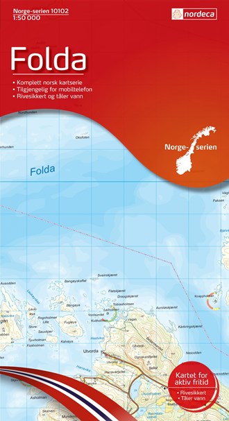 Online bestellen: Wandelkaart - Topografische kaart 10102 Norge Serien Folda | Nordeca