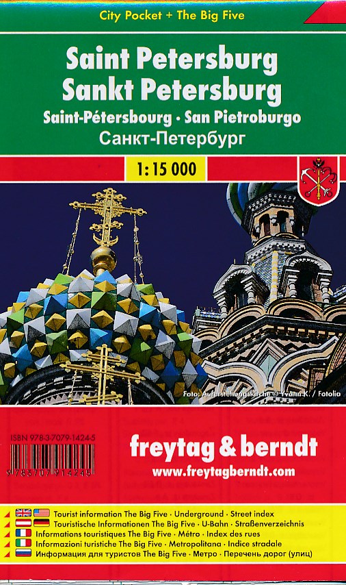 Online bestellen: Stadsplattegrond City Pocket Sint Petersburg | Freytag & Berndt