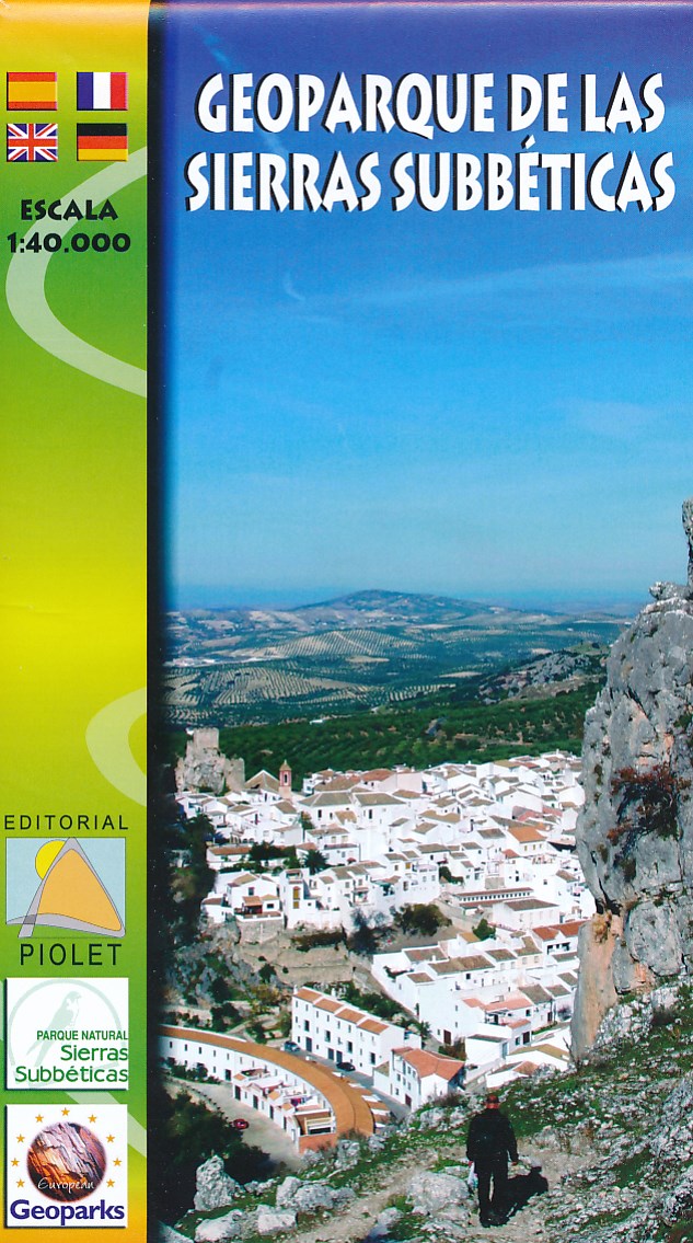 Online bestellen: Wandelkaart Geoparque de las Sierras Subbeticas | Editorial Piolet