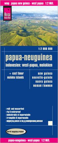 Online bestellen: Wegenkaart - landkaart Papua New Guinea - Papua Nieuw Guinea - West Papua - Molukken | Reise Know-How Verlag