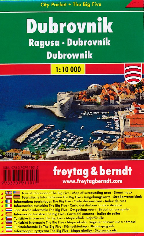 Online bestellen: Stadsplattegrond City Pocket Dubrovnik pocket | Freytag & Berndt