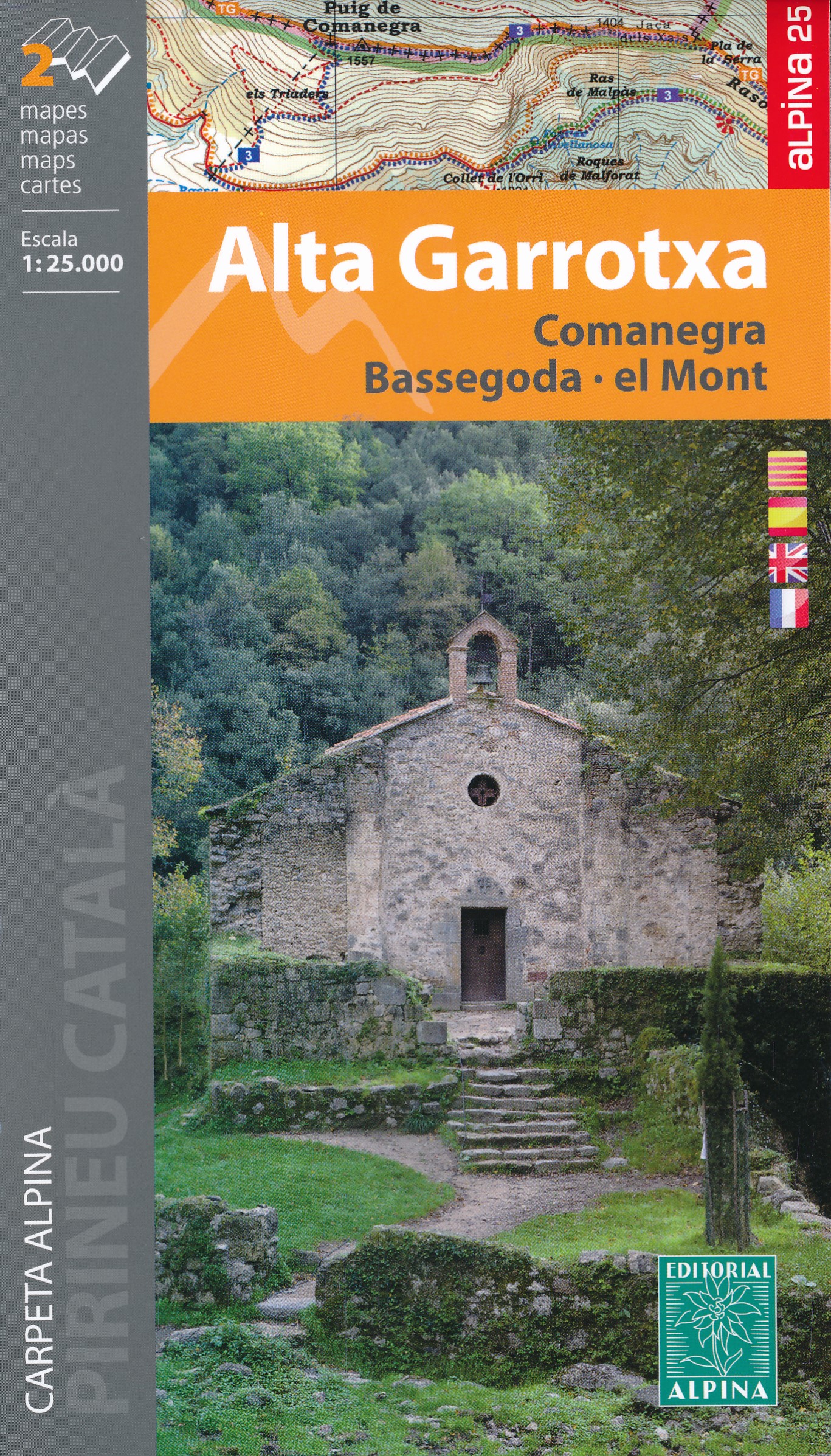 Online bestellen: Wandelkaart 48 Alta Garrotxa | Editorial Alpina