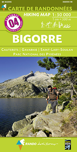 Wandelkaart 4 Bigorre | Rando Editions