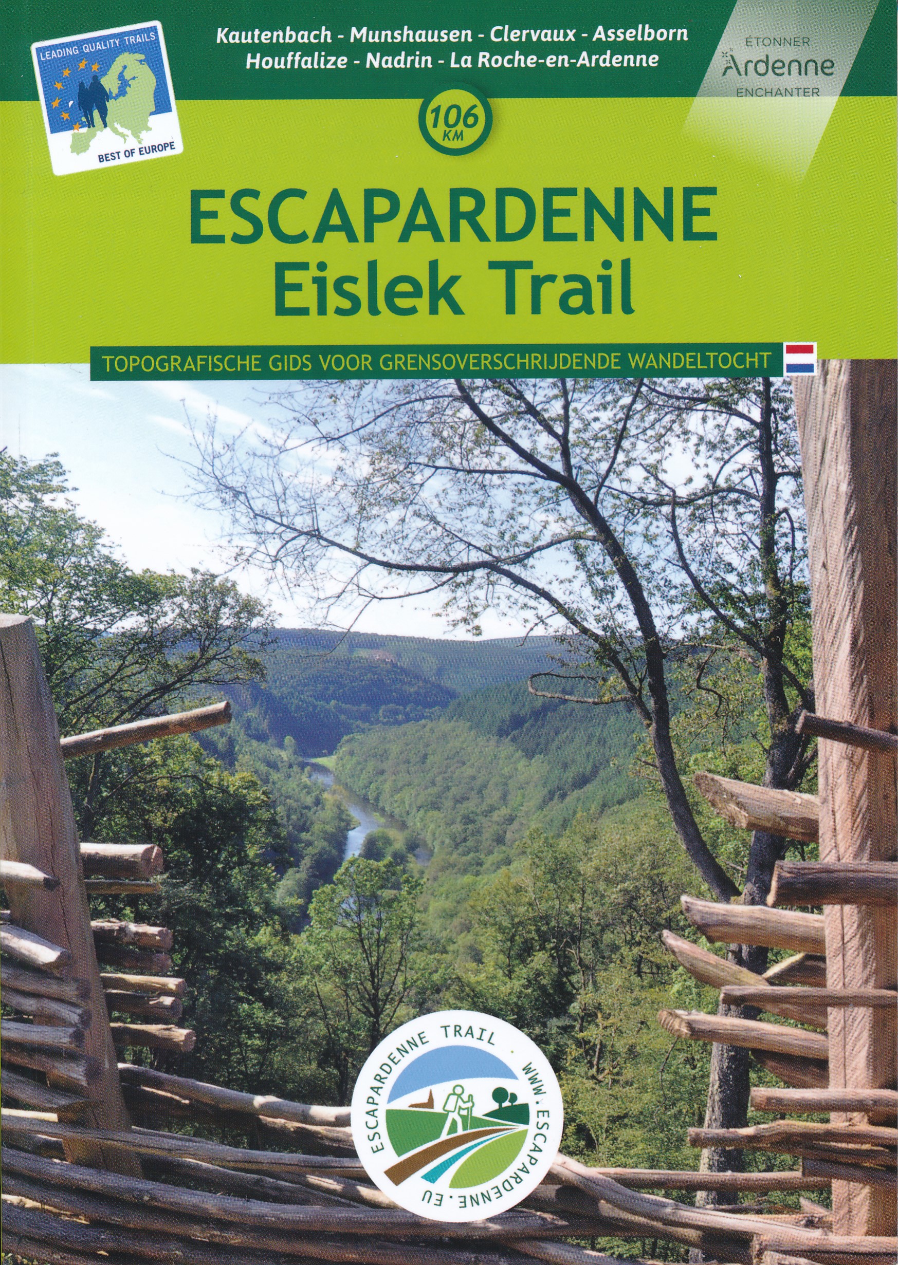 Online bestellen: Wandelgids Escarpardenne Eisleck Trail | Grande Traversee Ardennes