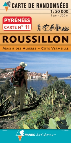  Wandelkaart 11 Roussillon | Rando Editions | 