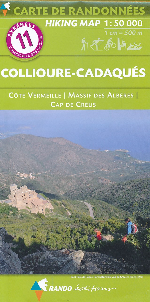 Online bestellen: Wandelkaart 11 Collioure-Cadaqués | Rando Editions