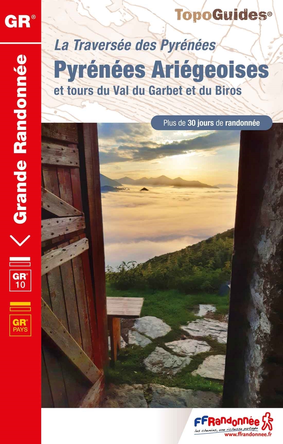 Online bestellen: Wandelgids 1090 Pyreneeën Pyrénées Ariégeoises GR10 | FFRP