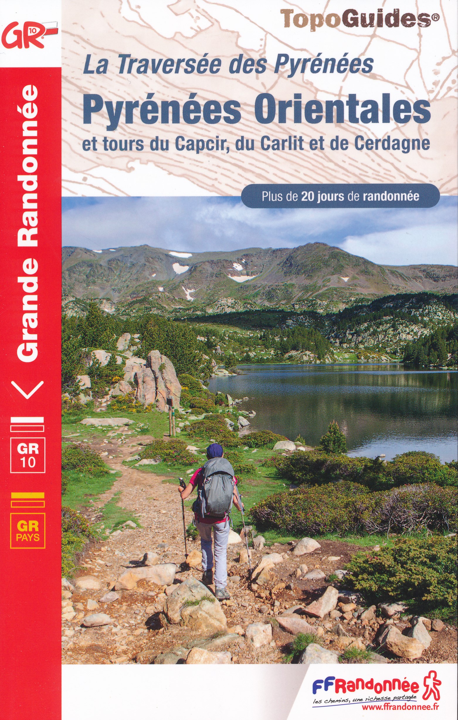 Online bestellen: Wandelgids 1092 Pyrénées Orientales: La Traversée des Pyrénées GR10 | FFRP