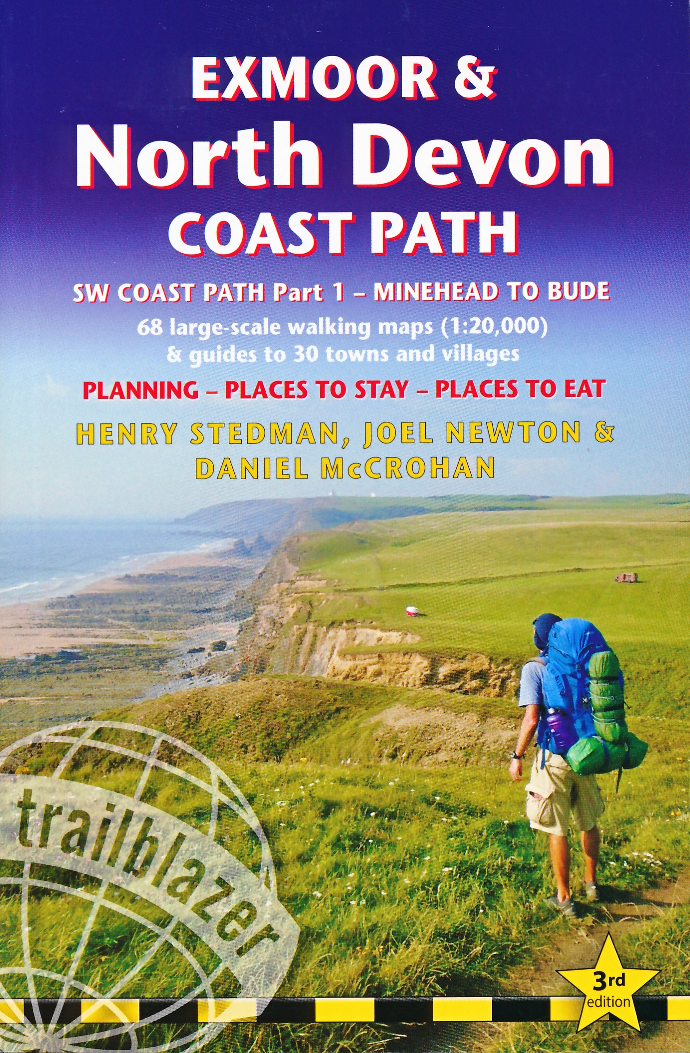Online bestellen: Wandelgids Exmoor and North Devon Coast Path | Trailblazer Guides