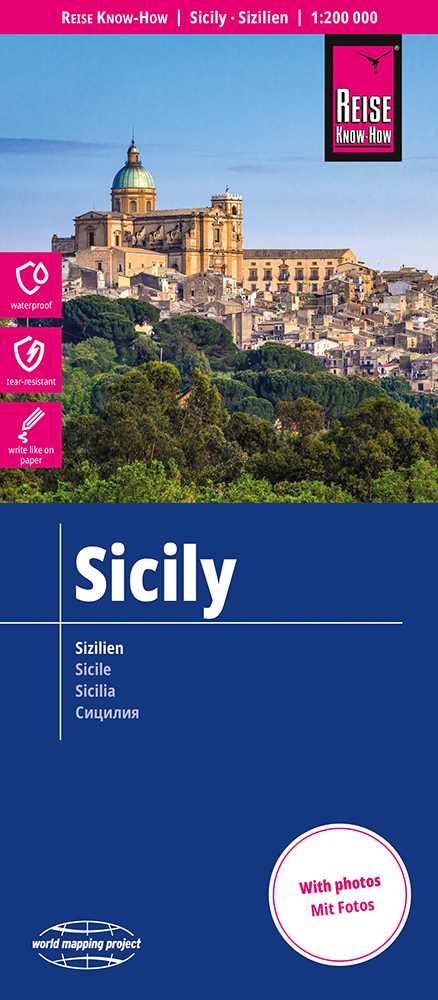 Online bestellen: Wegenkaart - landkaart Sizilien - Sicilië | Reise Know-How Verlag