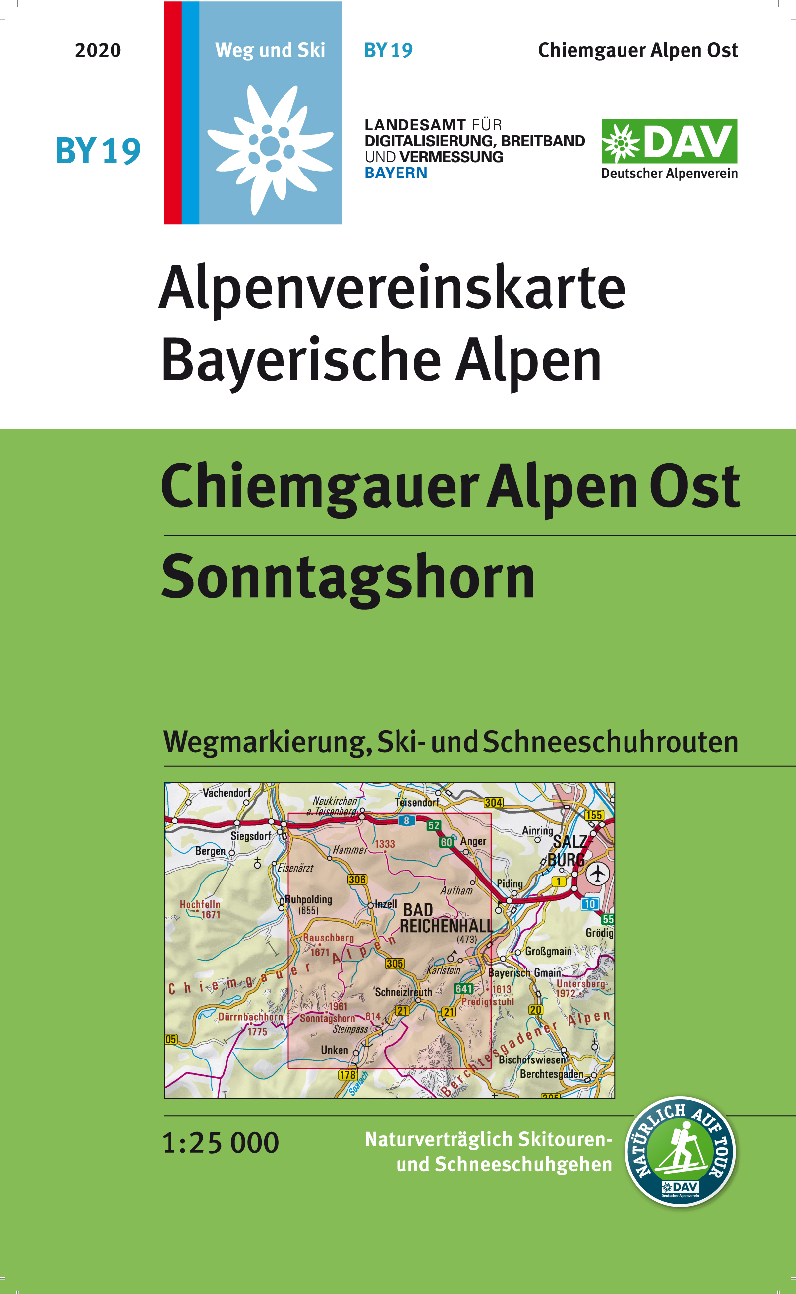 Online bestellen: Wandelkaart BY19 Alpenvereinskarte Chiemgauer Alpen Ost | Alpenverein