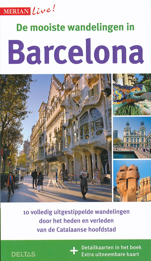 Online bestellen: Wandelgids Merian live De mooiste wandelingen in Barcelona | Deltas