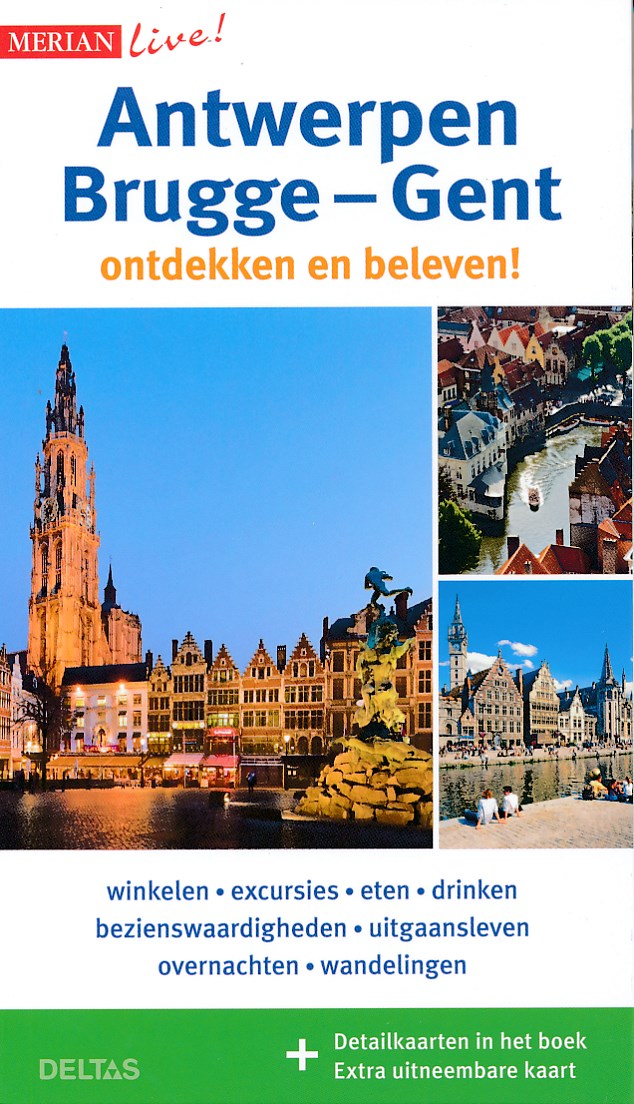 Online bestellen: Reisgids Merian live Antwerpen, Brugge en Gent | Deltas