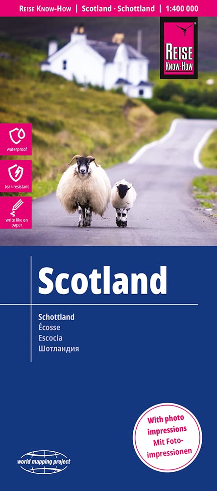 Online bestellen: Wegenkaart - landkaart Schotland | Reise Know-How Verlag
