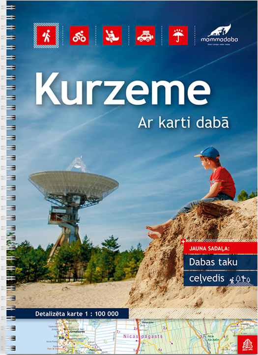 Wegenatlas Letland west – Kurzeme | Jana Seta