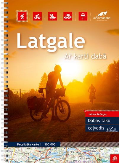 Online bestellen: Wegenatlas Letland oost - Latgale | Jana Seta