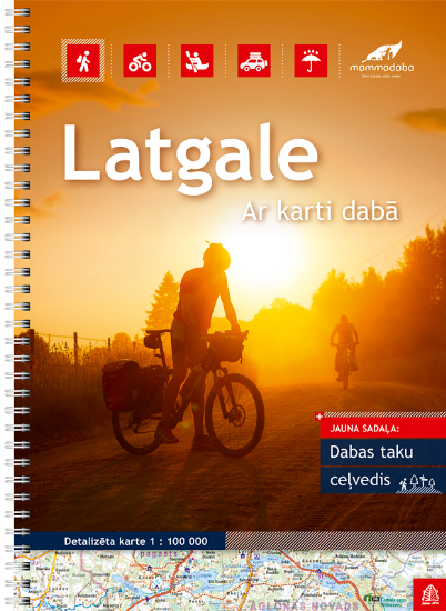 Wegenatlas Letland oost - Latgale | Jana Seta