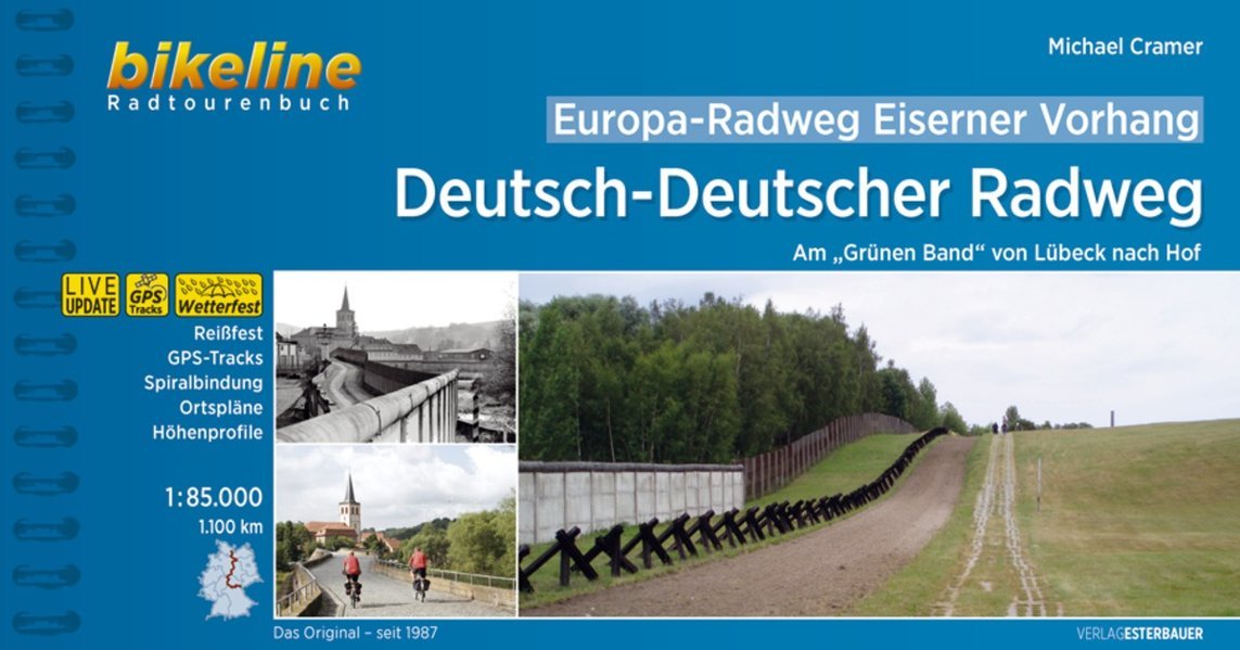 Fietsgids Bikeline Eiserner Vorhang Deutsch Deutscher Radweg | Esterbauer