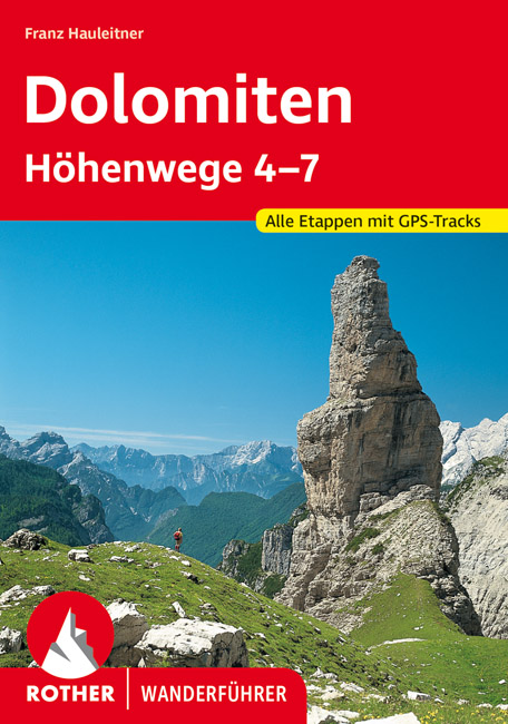 Wandelgids Dolomiten-Höhenwege 4-7 (Dolomieten) | Rother Bergverlag de zwerver