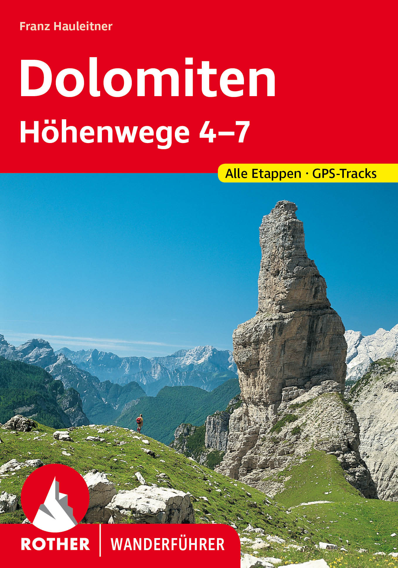 Online bestellen: Wandelgids Dolomiten-Höhenwege 4-7 (Dolomieten) | Rother Bergverlag