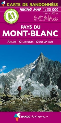 Online bestellen: Wandelkaart A1 Pays du Mont Blanc | Rando Editions