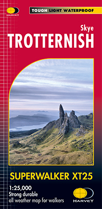 Online bestellen: Wandelkaart Skye Trotternish | Harvey Maps