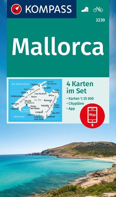 Online bestellen: Wandelkaart 2230 Mallorca | Kompass