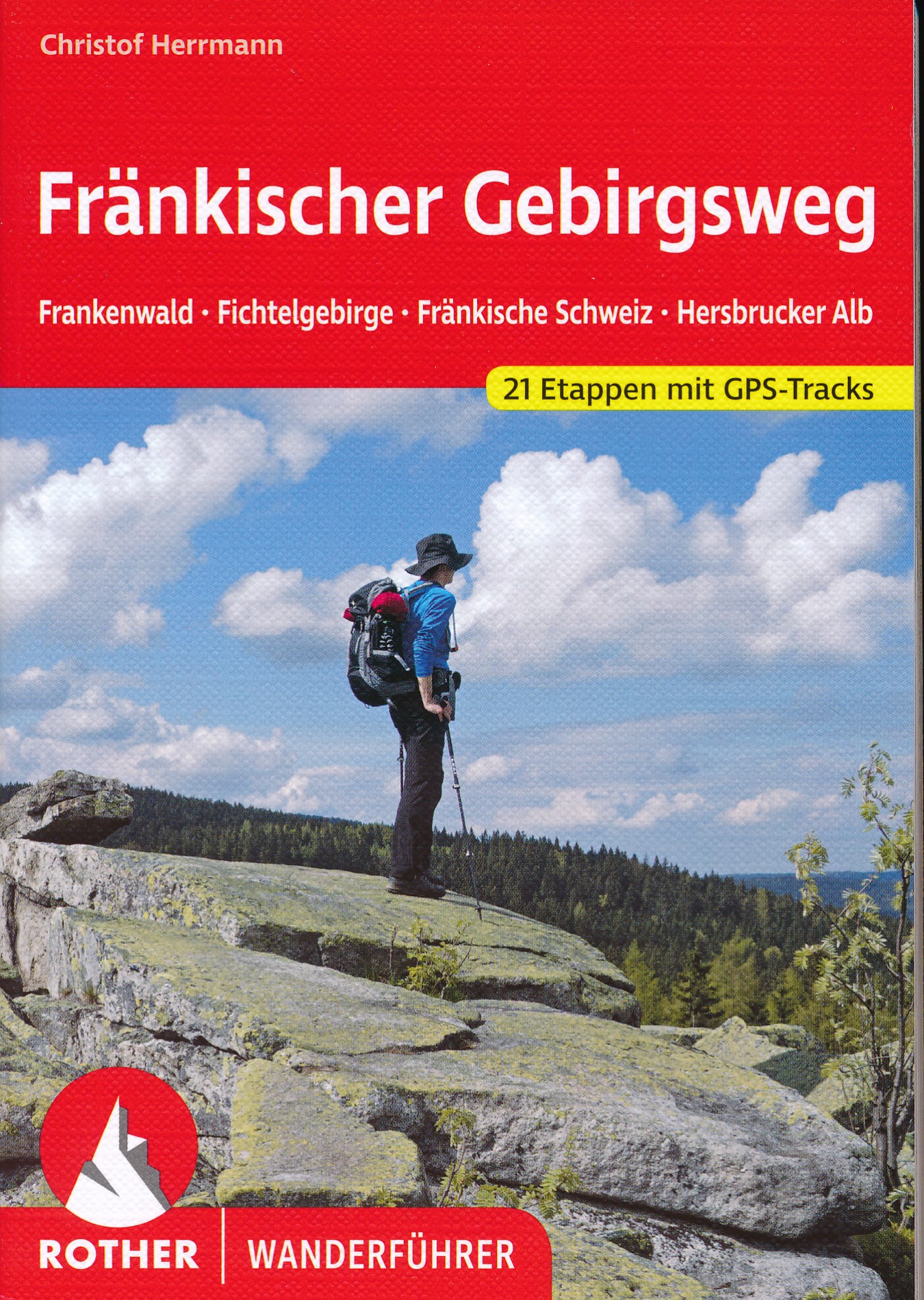 Online bestellen: Wandelgids Fränkischer Gebirgsweg | Rother Bergverlag
