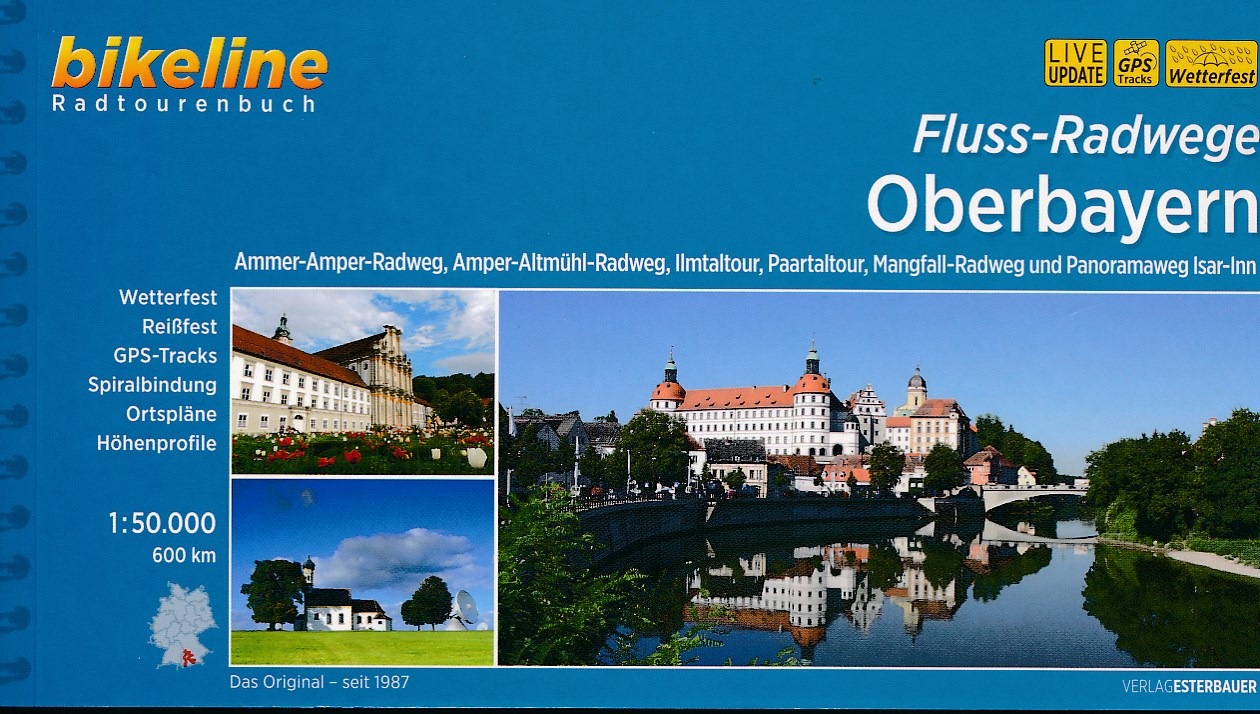 Online bestellen: Fietsgids Bikeline Flussradwege Oberbayern -Beieren | Esterbauer