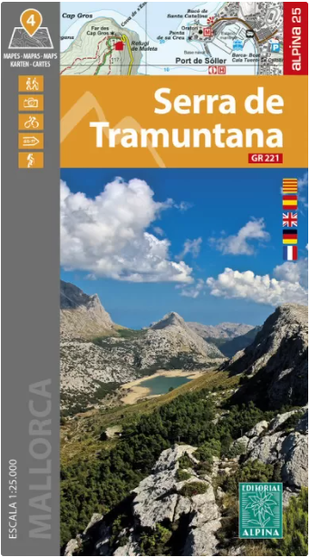 Online bestellen: Wandelkaart 69 Serra de Tramuntana + GR-221 | Editorial Alpina