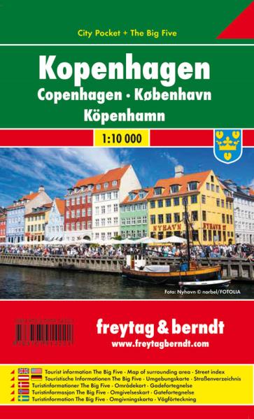 Online bestellen: Stadsplattegrond City Pocket Kopenhagen | Freytag & Berndt