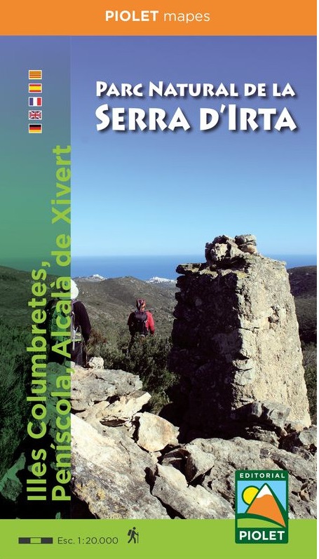 Online bestellen: Wandelkaart Parc Natural de la Serra d'Irta | Editorial Piolet