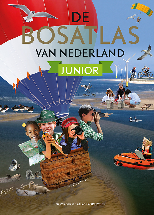 Online bestellen: Kinderatlas De Bosatlas van Nederland Junior | Noordhoff