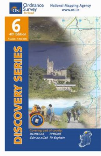 Online bestellen: Topografische kaart - Wandelkaart 06 Discovery Donegal (CENT), Tyrone | Ordnance Survey Ireland