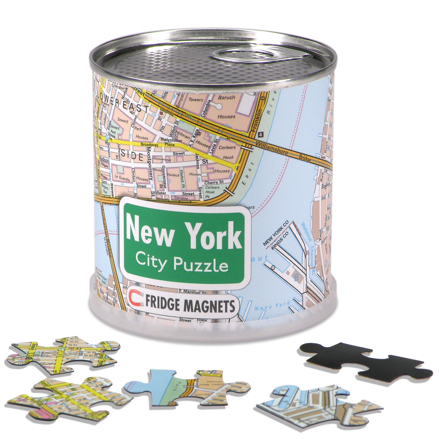 Online bestellen: Magnetische puzzel City Puzzle Magnets New York | Extragoods
