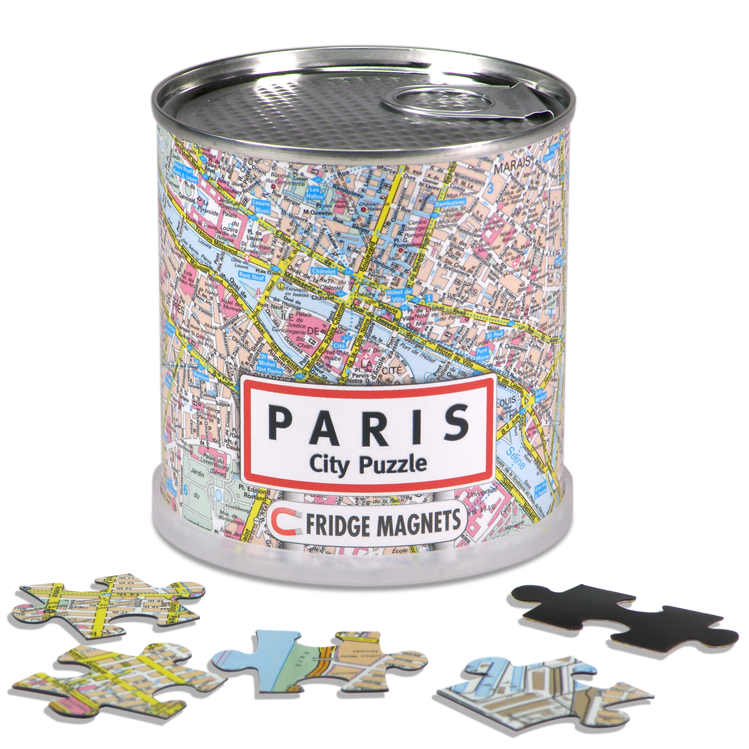 Online bestellen: Magnetische puzzel City Puzzle Magnets Paris - Parijs | Extragoods