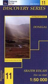 Wandelkaart Ierland 11 Donegal (S) discovery | Ordnance survey | 