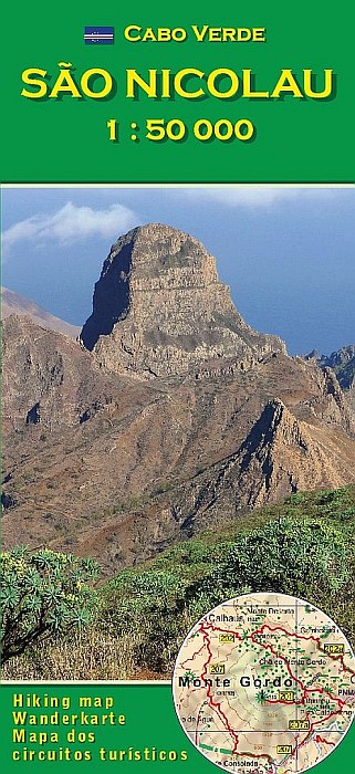 Online bestellen: Wandelkaart - Topografische kaart São Nicolau Kaapverdische Eilanden | AB Kartenverlag