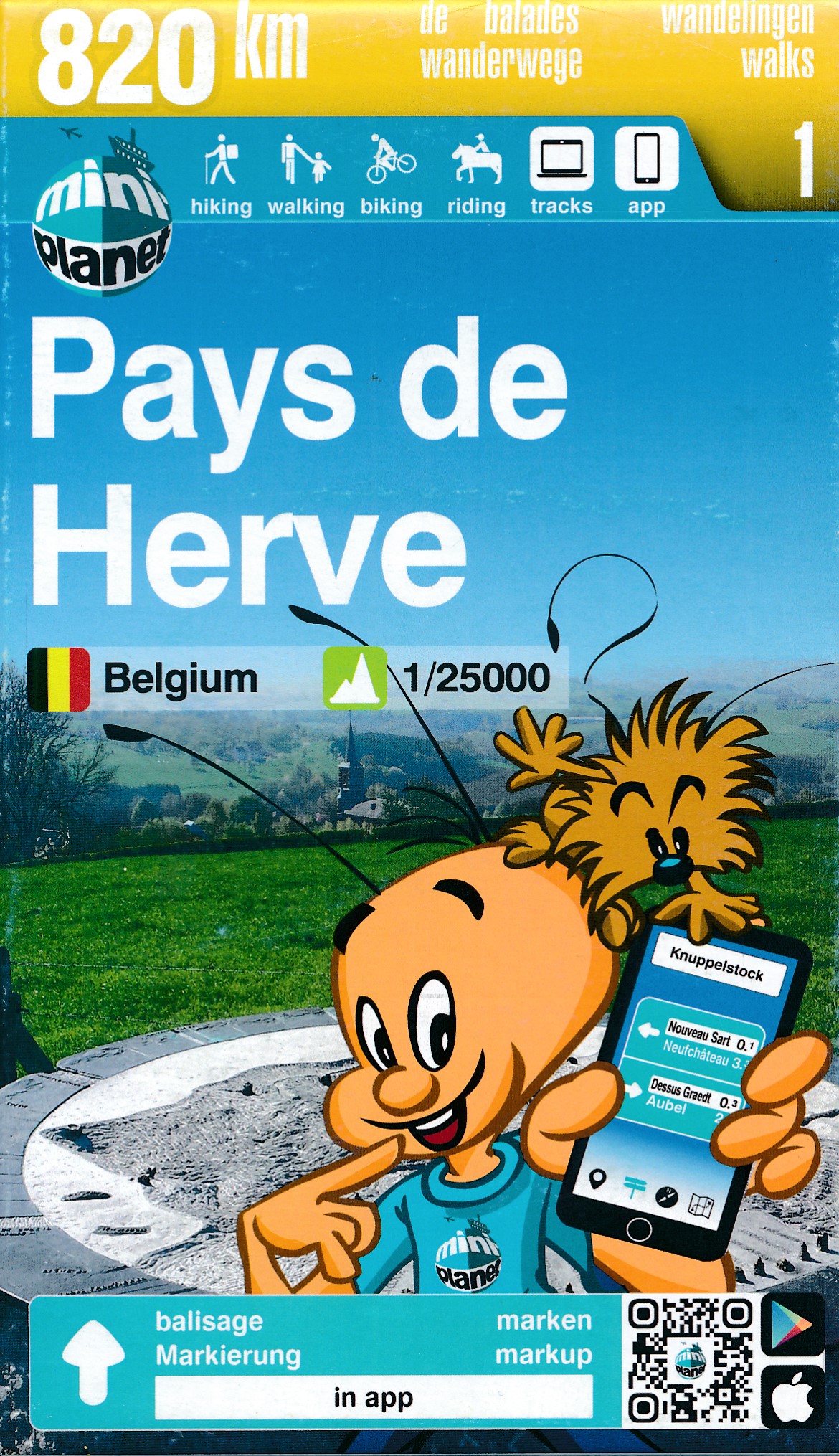 Online bestellen: Wandelkaart 01 Pays de Herve | Mini-Ardenne