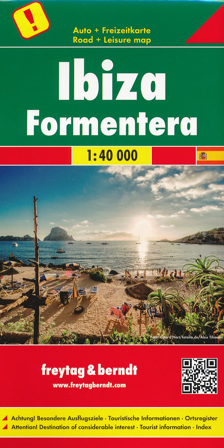 Online bestellen: Wandelkaart - Wegenkaart - landkaart Ibiza - Formentera | Freytag & Berndt