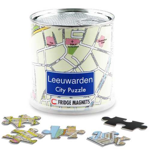 Online bestellen: Magnetische puzzel City Puzzle Magnets Leeuwarden | Extragoods