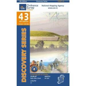 Wandelkaart Ierland 43 Dublin, Louth, Meath discovery | Ordnance Survey | 