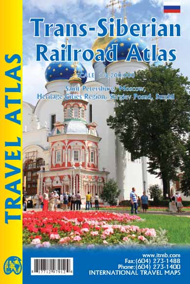 Online bestellen: Wegenatlas Trans-Siberian Railroad | ITMB