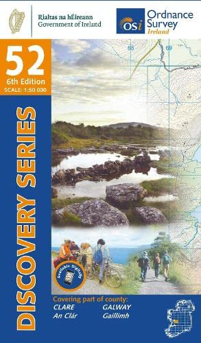 Topografische kaart - Wandelkaart 52 Discovery Clare, Galway | Ordnanc