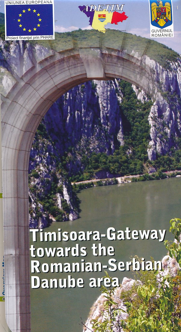Online bestellen: Wegenkaart - landkaart Timisoara-Gatweway towards the Romanian-Serbian Danube area | Huber Verlag