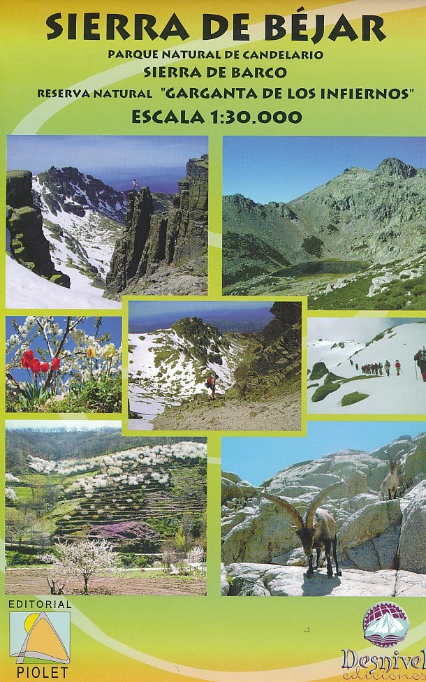 Online bestellen: Wandelkaart Sierra de Bejar | Editorial Piolet