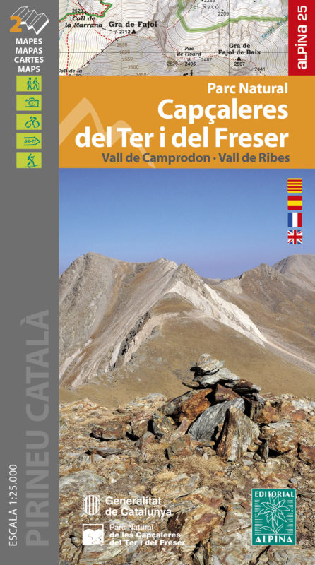 Online bestellen: Wandelkaart 44 Parc Natural de les Capçaleres del Ter i del Freser | Editorial Alpina